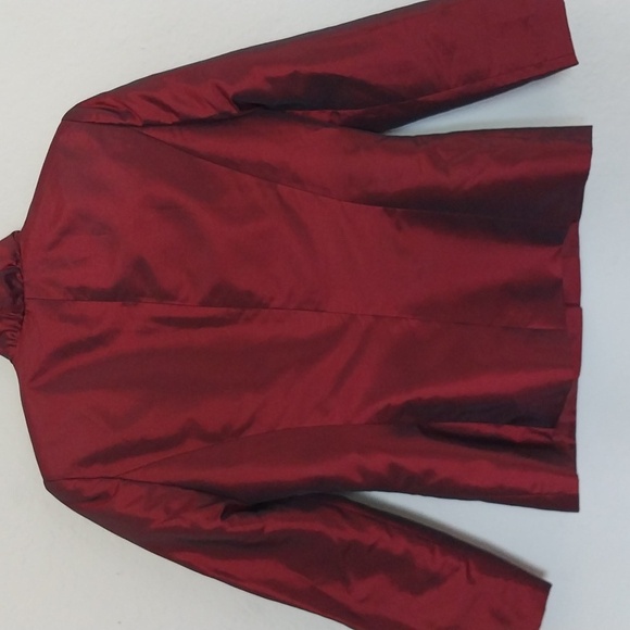 RUBY RED PRESTON YORK Evening JACKET  Satiny Dressy Size 6 - Picture 5 of 11